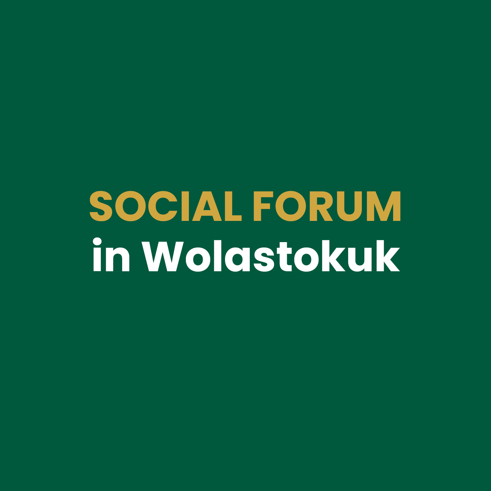 Social Forum in Wolastokuk - Day 1
